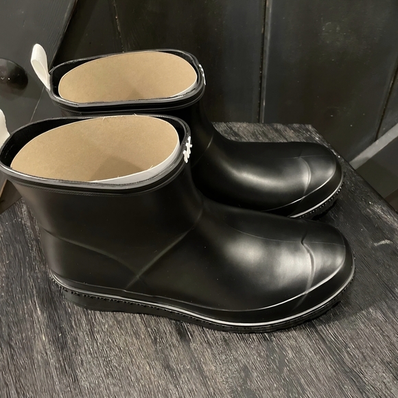 MICHAEL by Michael Kors Mac Rain Bootie in Black/Optic US Mens’s Size 10 NIB - Picture 5 of 9